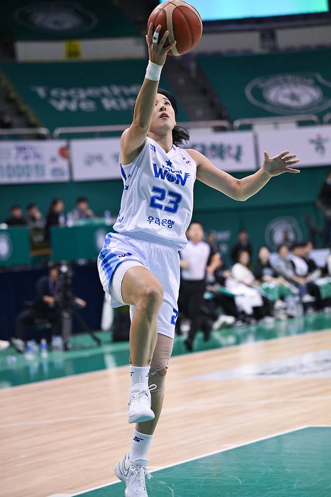 우리은행 김단비. 사진 | WKBL