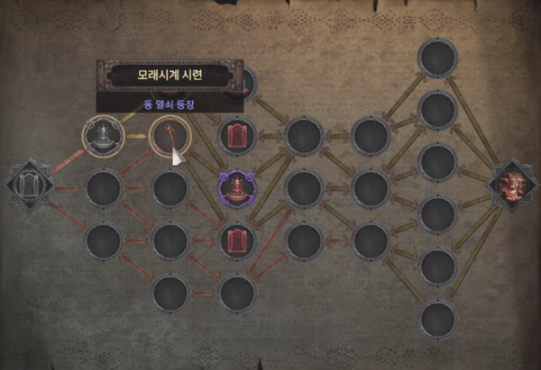 - 시련의 이름을 보고 갈지 말지를 선택할 수 있다