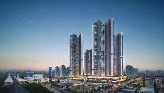 '청주테크노폴리스 하트리움 더 메트로' 투시도.<디케이테크노피에프브이㈜ 제공>