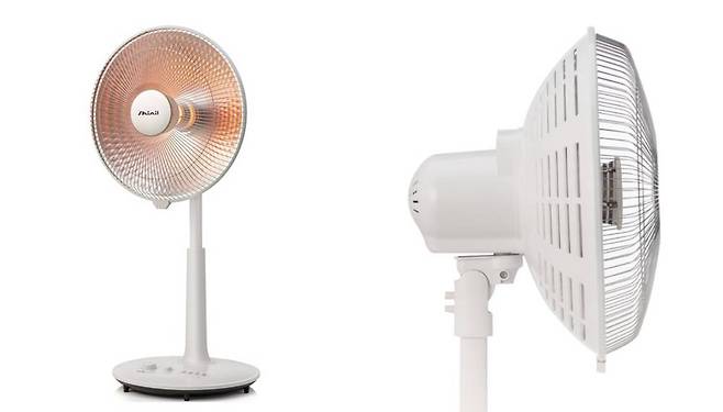 발열체에 금속 코일 같은 것이 그대로 노출된 제품이라면 세라믹일 가능성이 높다 / 출처=신일전자