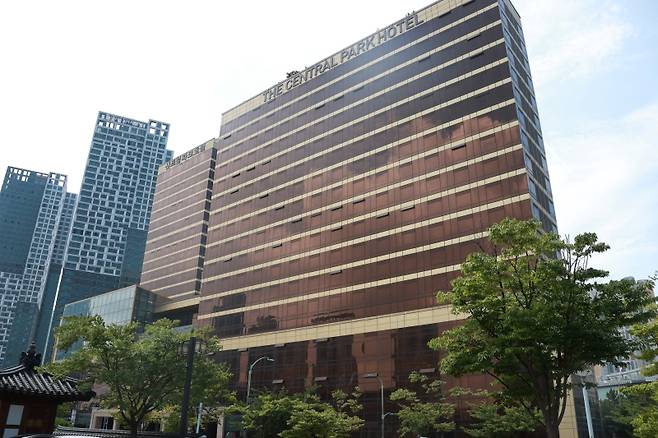 인천 송도센트럴파크 호텔(E4호텔) 전경 ⓒ인천도시공사