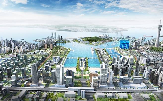 제물포 르네상스 프로젝트 조감도. <인천시>