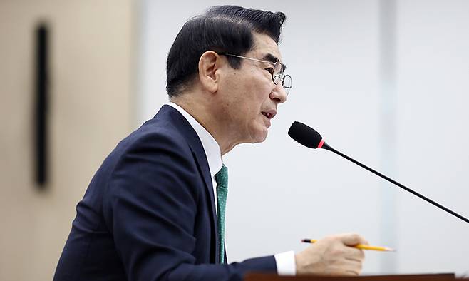 ‘12·3 비상계엄 사태’의 핵심 피의자로 구속기소 된 김용현 전 국방부장관. 연합뉴스