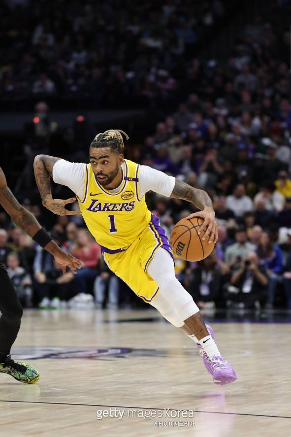 LA 레이커스를 떠나 브루클린 네츠로 향하는 디안젤로 러셀. 게티이미지