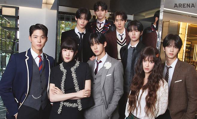 한자리에 모인 셀린느 대표 앰배서더들.