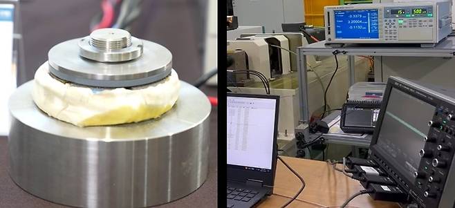 기계연 연구팀이 3D 프린팅으로 제작한 로봇 모터(왼쪽)/사진=기계연