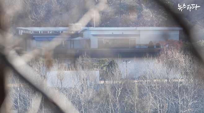 △ 한남동 대통령 관저의 모습. 초유의 현직 대통령 체포 작전은 실패로 끝났다.