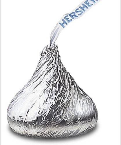 은박을 두른 포장이 특징인 허쉬초콜릿 ‘키세스’. 엑스(X·옛 트위터) 갈무리.