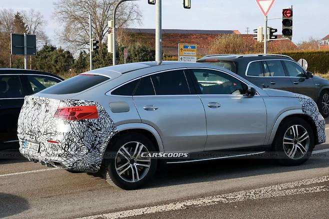 GLE 쿠페 페이스리프트 모델 테스트카