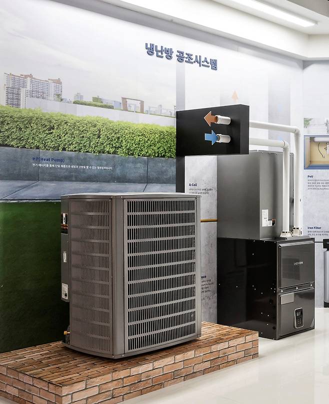 경동나비엔이 북미시장을 겨냥해 내놓은 '콘덴싱 하이드로 퍼네스'./경동나비엔 제공