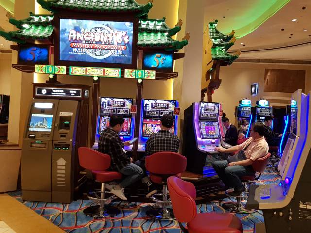 ▲마카오 대형 카지노의 슬롯머신. ⓒ프레시안