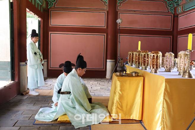 구리 동구릉 내 건원릉 제향. (사진=국가유산청)