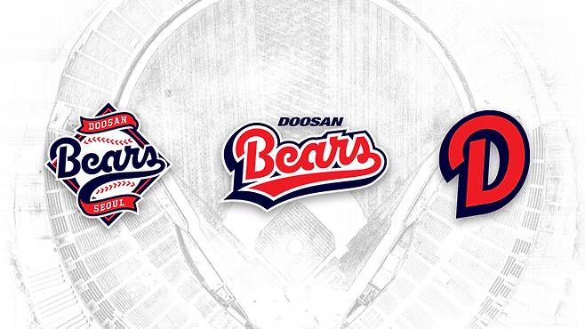 두산이 13일 공개한 새 BI 3종. 사진 | 두산 베어스
