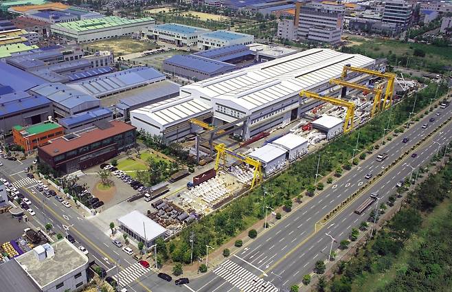 크레인 사업 부문 전경. 오리엔탈정공 제공