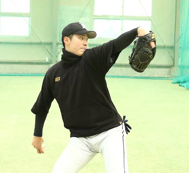 광주제일고 3학년 투수 김동혁. 사진=전상일 기자