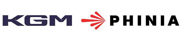 KGM과 피니아 로고. (사진=각 사)