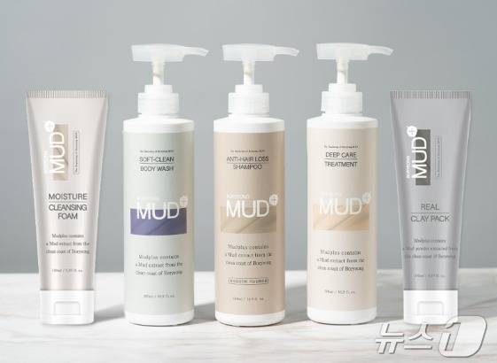 투겟로컬이 판매하는 보령 머드 화장품 (한유원 제공)