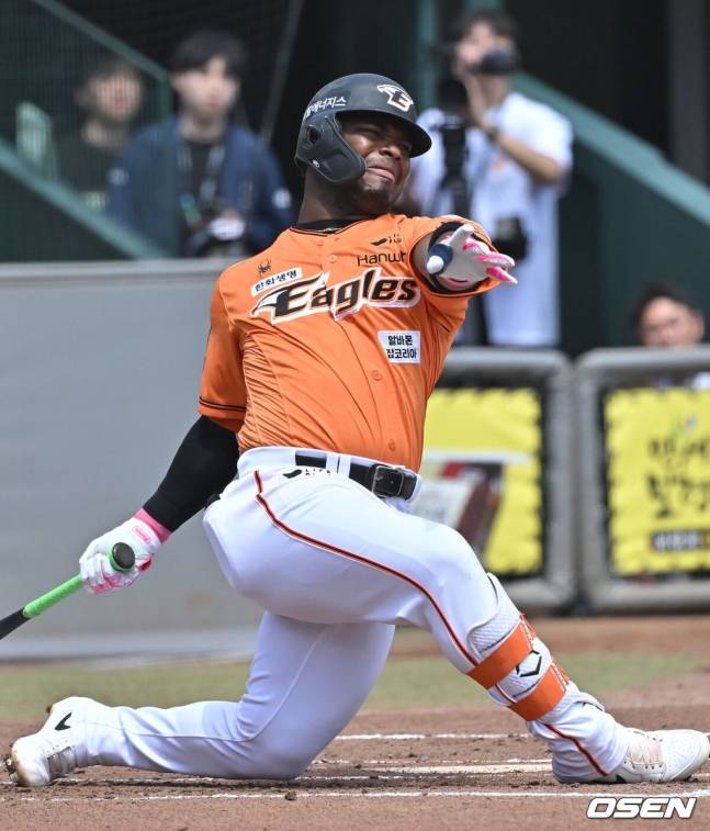 지난해 한화에서 활약했던 요나단 페라자.