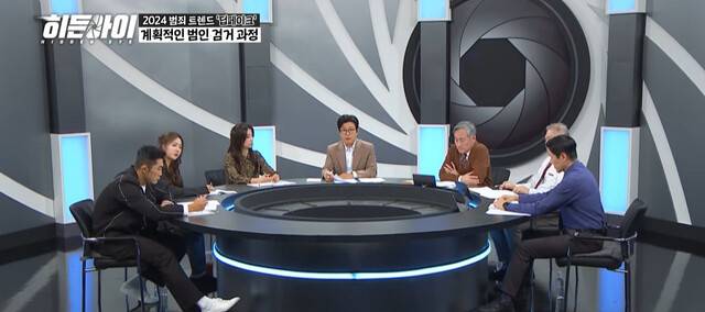 범죄 관련 예능 프로 ‘히든아이’는 공동진행자 4명(박하선·소유·김성주·김동현)과 프로파일러 출신 권일용·표창원, 현직 형사 이대우 등 총 7명이 함께한다. 지난해 12월30일 방송분에서 박하선·소유가 딥페이크 피해 경험을 공개했다. MBC every1 유튜브 갈무리