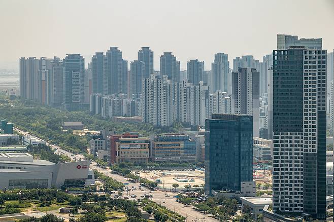 인천 송도국제도시 아파트 전경. (매경DB)