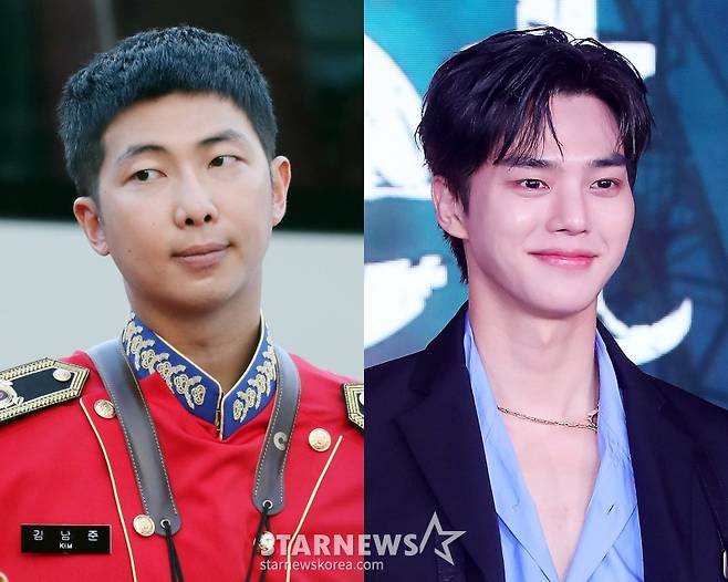 방탄소년단 RM, 송강 /사진=스타뉴스