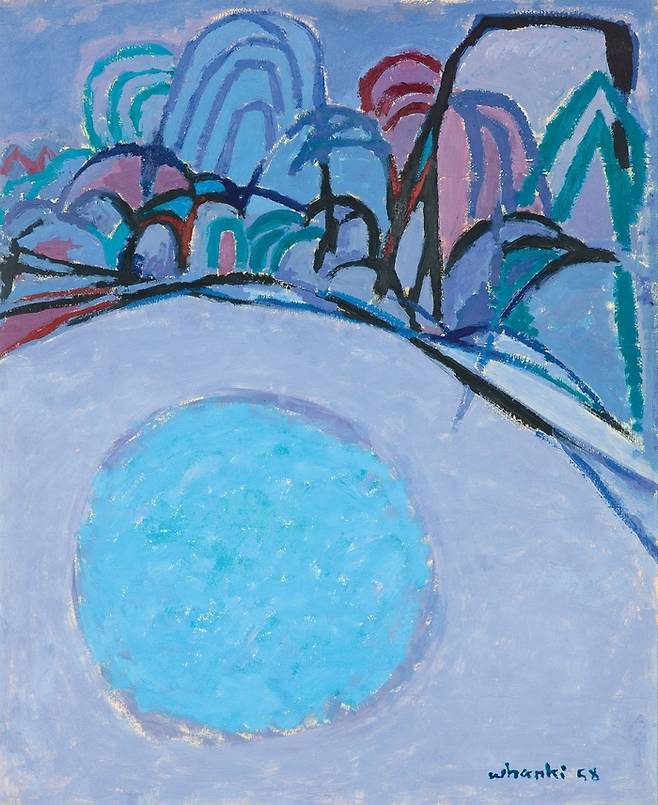 김환기, ‘산’, 1958