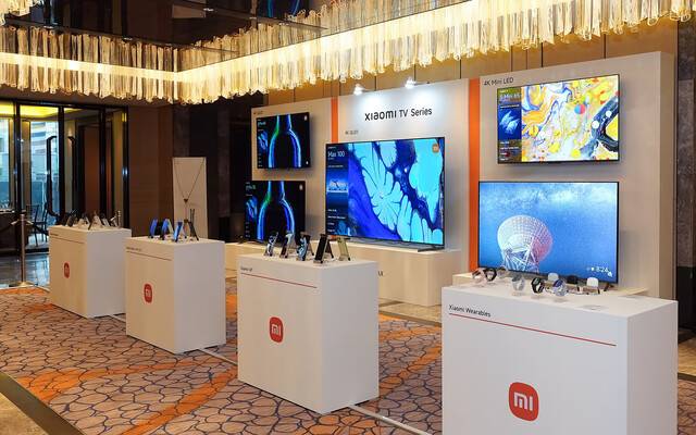 최근 한국에서 미니 LED 텔레비전을 출시한 샤오미코리아 기자간담회 전경. 샤오미코리아 제공