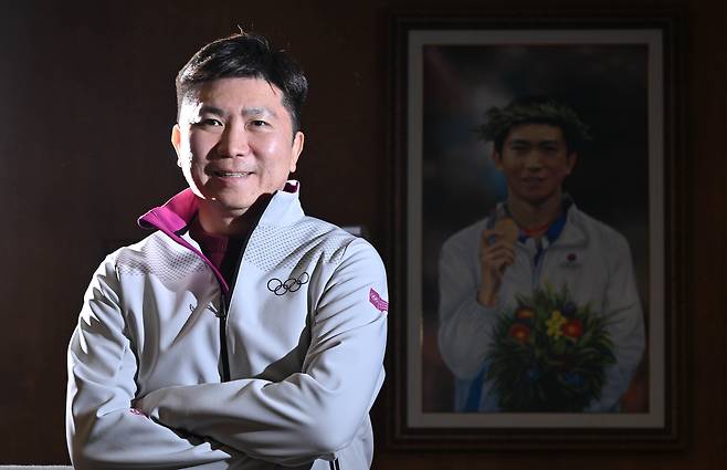 유승민 대한체육회장 당선인이 지난달 31일 서울 서초구 RSM스포츠 사무실에서 헤럴드경제와 인터뷰에 앞서 포즈를 취하고 있다. 임세준 기자