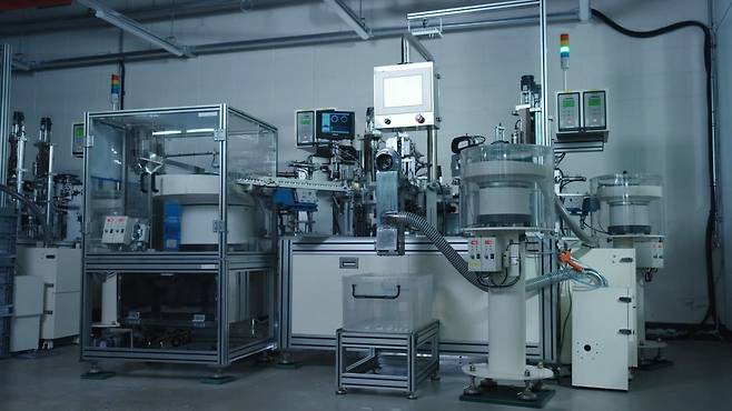 자동화 라인 생산현장 모습. 스톰테크 제공