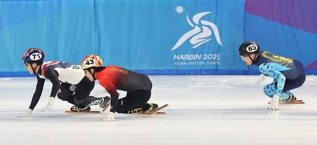한국은 아쉽게 남자 계주 5000m에서 메달을 추가하지 못했다. 사진=연합뉴스