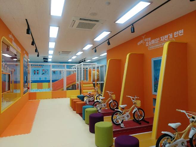 어린이 안전체험시설. 경남도청 제공