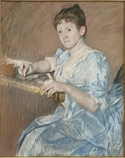 카사트가 유일하게 그린 로이스의 초상화. 로이스는 이 초상화를 마음에 들어했다고 알려져 있다. 초상화를 그리며 카사트와 로이스는 많은 이야기를 나누었을 것이다. /개인소장