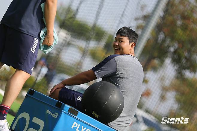 ▲ 박진 ⓒ롯데 자이언츠