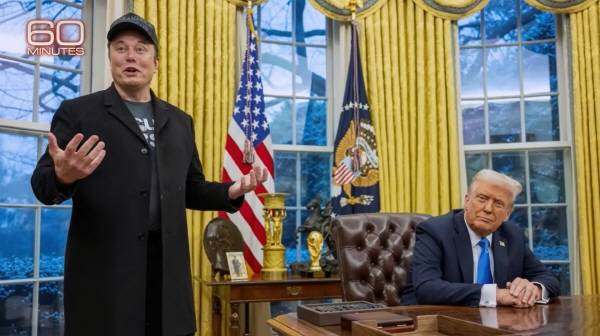 ▲ 일론 머스크의 정부효율부 정책을 비판하는 2월17일자 CBS '60분' 갈무리.