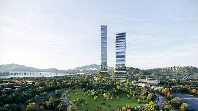 삼표레미콘 부지 개발 조감도. 서울시