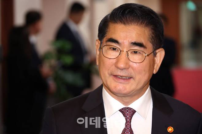 김용현 전 국방부 장관이 지난해 11월 26일 서울 종로구 정부서울청사에서 열린 국무회의에 참석하고 있다. (사진=이데일리 방인권 기자)