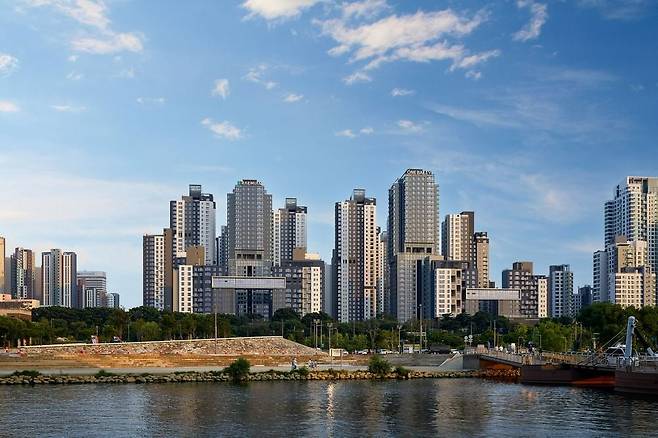 서울 서초구 반포동 래미안 원베일리 전경. /사진=삼성물산