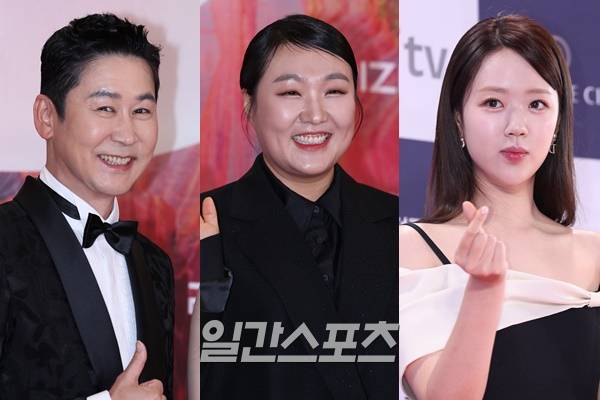 신동엽, 이수지, 지예은(왼쪽부터) 사진=IS포토