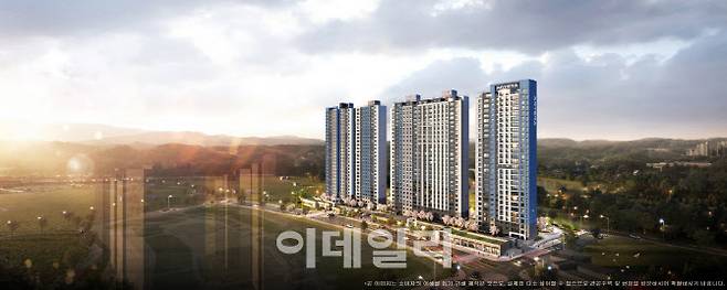 ‘강릉 아테라’ 투시도.(사진=금호건설)