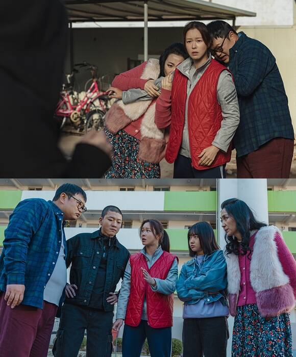 '백수아파트'는 '신세계'와 '변신'의 조감독을 한 이루다 감독의 첫 장편 영화다. 감독은 층간 소음을 겪어봤던 자신의 경험을 바탕으로 이야기를 만들어갔다. /플러스엠 엔터테인먼트