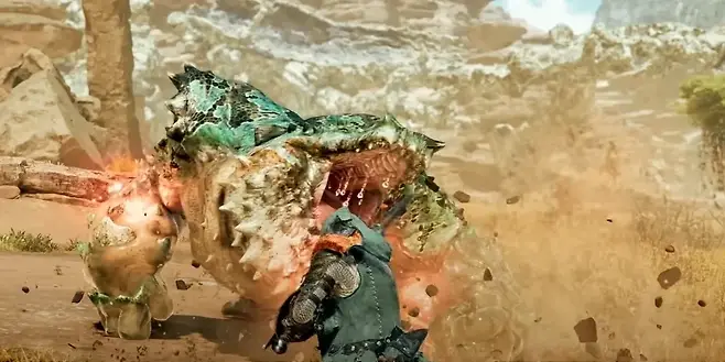 ▲ 집중 모드에서 쓰는 '집중 약점 공격'으로 이를 공격하는 게 포인트, 무기별로 특징이 다르니 주의