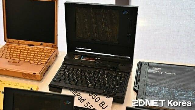 잉크젯 프린터를 내장한 씽크패드 550BJ. (사진=지디넷코리아)