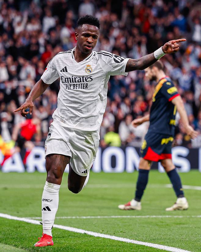 스페인 라리가 레알 마드리드의 비니시우스 주니오르