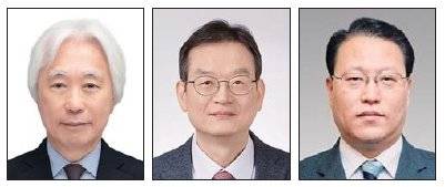 유태호 태광산업 대표이사, 김대현 흥국생명 대표이사, 유재준 HK금융파트너스 대표이사(왼쪽부터) 내정자.