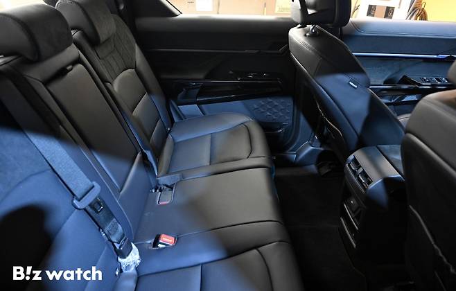 5일 경기도 평택시 KGM 본사에서 픽업 '무쏘 EV' 신차발표회가 열리고 있다./사진=이명근 기자 qwe123@