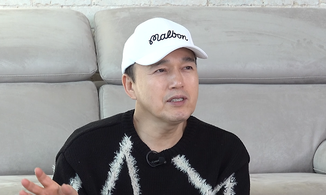 배우 김광규. 유튜브 채널 '이지영' 캡처.