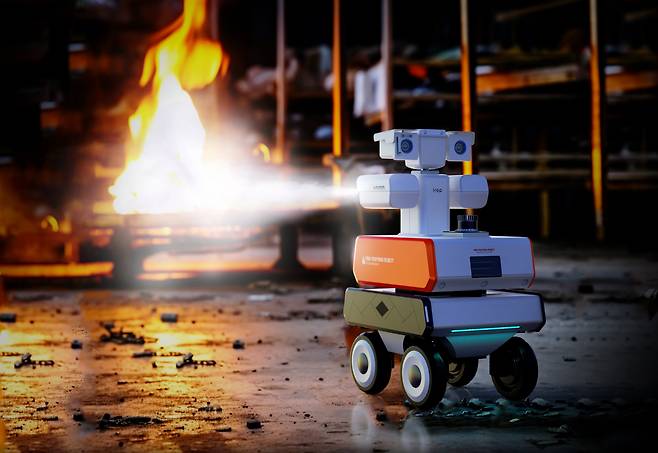 이롭로보틱스의 전통시장 화재 순찰 로봇