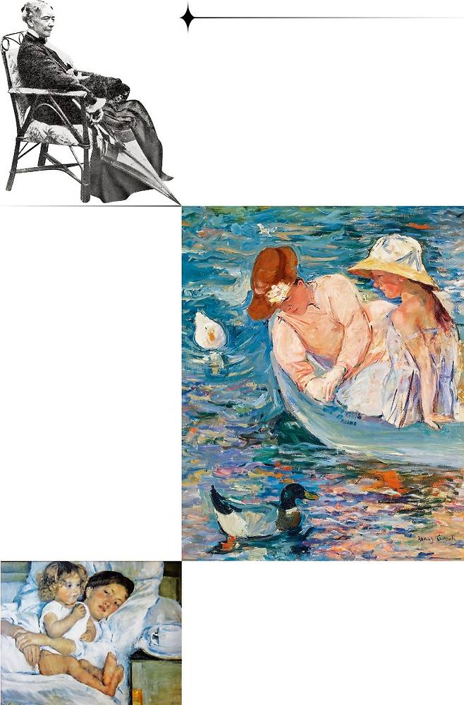 메리 카사트(위부터), ‘여름철’(1894). /테라재단 소장, ‘침대에서의 아침’(1897). /헌팅턴라이브러리 소장