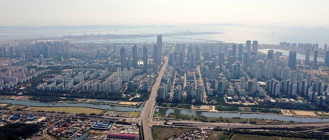 인천 송도국제도시 전경. (연합뉴스)