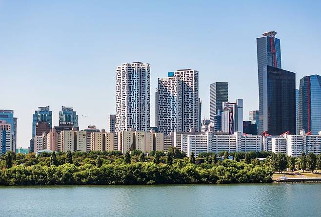 서울 영등포구 여의도동 '브라이튼 여의도' 전경. 신영 제공